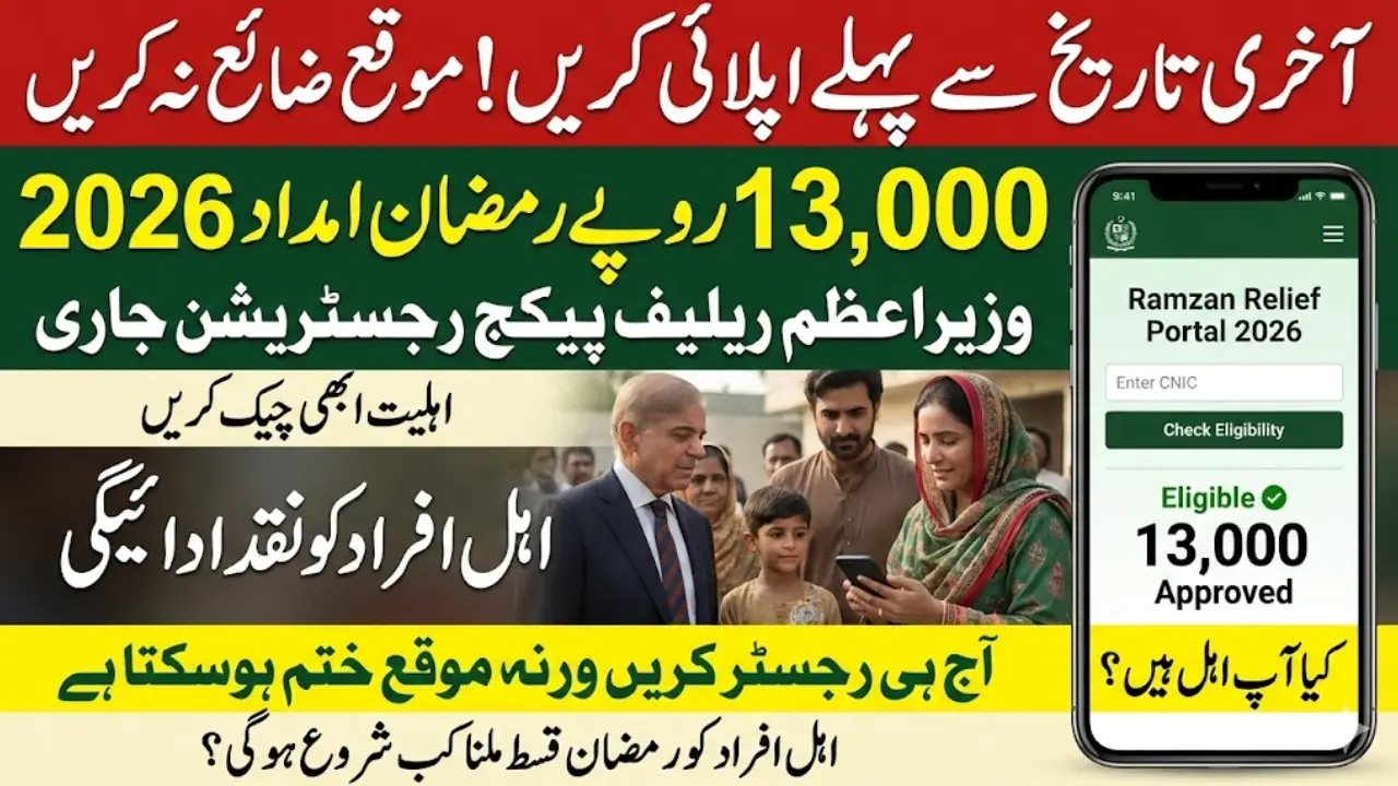 Prime Minister Ramzan Relief Package 2026 Apply Before Last Date – Check Eligibility