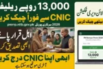pmrrp nitb gov pk Online CNIC Check via Portal PM Ramzan Relief Package 13,000